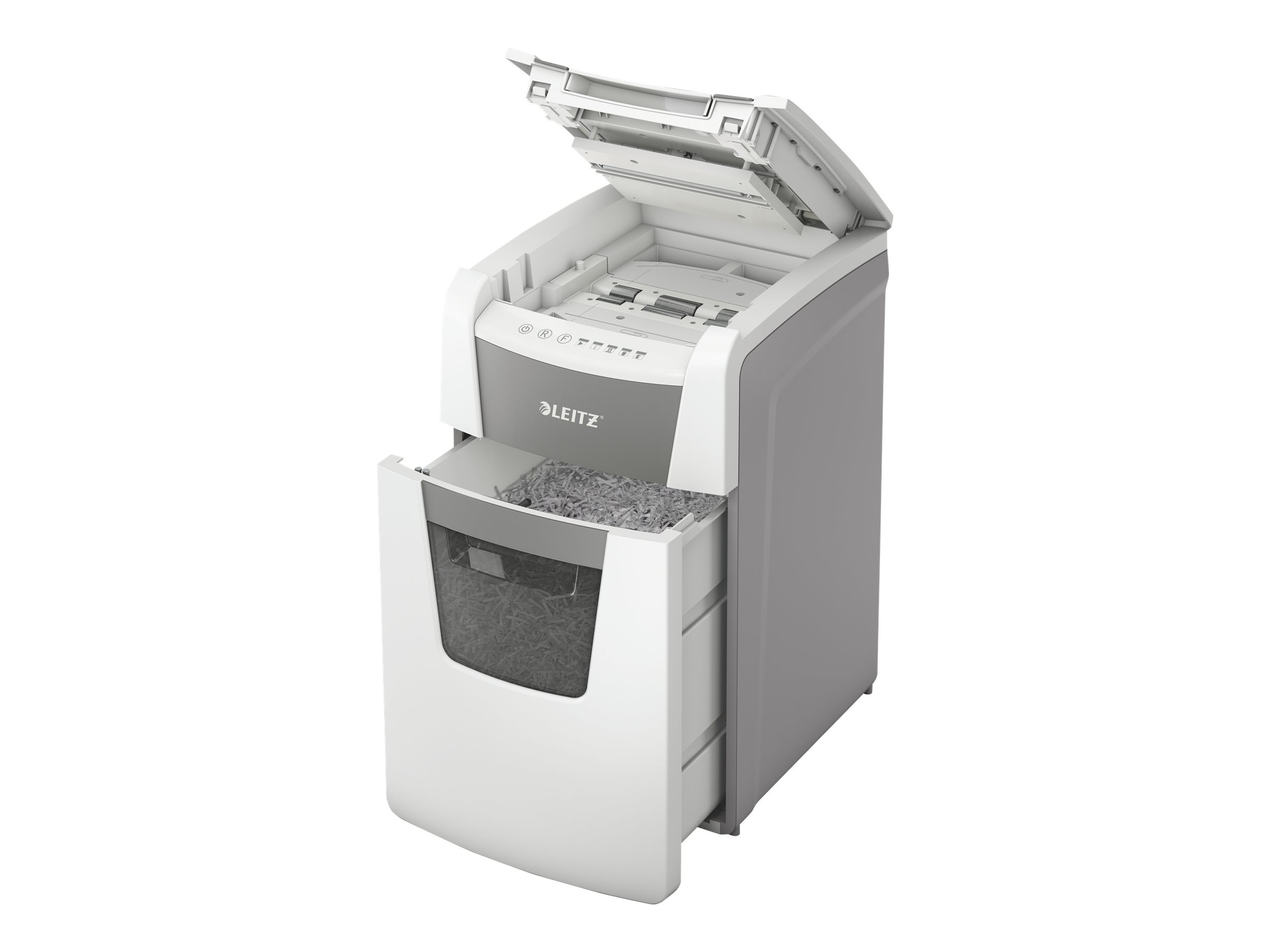 LEITZ IQ Autofeed Office 150 Aktenvernichter Mikroschnitt 2 x 15 mm 44 l Blatta