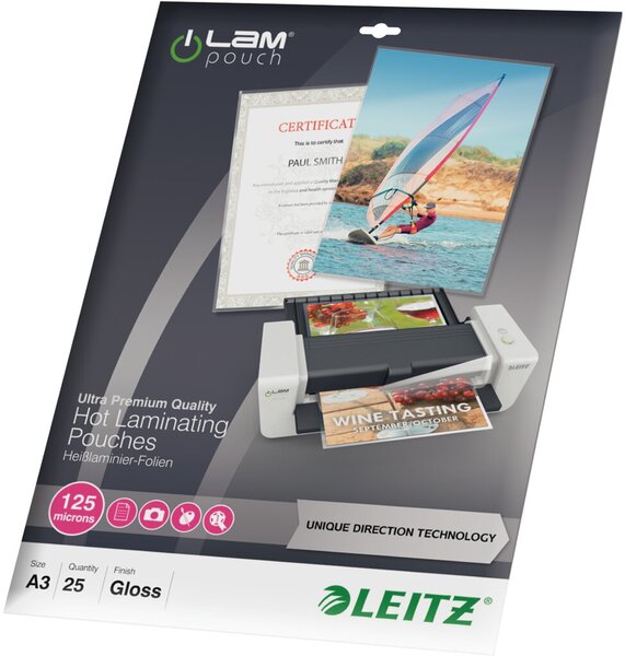 LEITZ Laminierfolie A3UDT125mic25