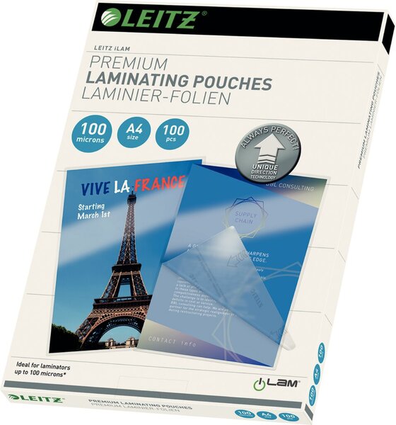 LEITZ Laminierfolie A4 UDT100mi100