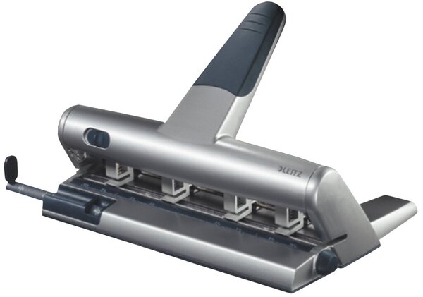 LEITZ Mehrfachlocher AKTO, Stanzleistung: 30 Blatt, silber Lochung: variabel, m