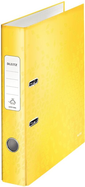 LEITZ Ordner WOW 10060016 DIN A4 50mm Pappe gelb (10060016)
