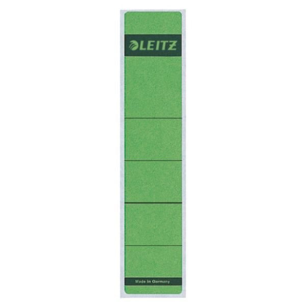 LEITZ Ordnerrücken-Etikett, 39 x 192 mm, kurz, schmal, grün passend für LEITZ S