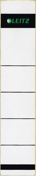 LEITZ Ordnerrücken-Etikett, 39 x 192 mm, kurz, schmal, grau passend für LEITZ S LEITZ Ordnerrücken-Etikett, 39 x 192 mm, kurz, schmal, grau passend für LEITZ S