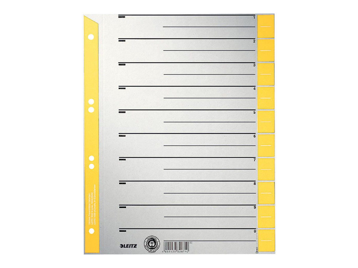 LEITZ TRENNBLÄTTER,25 ST. GELB (16523015)