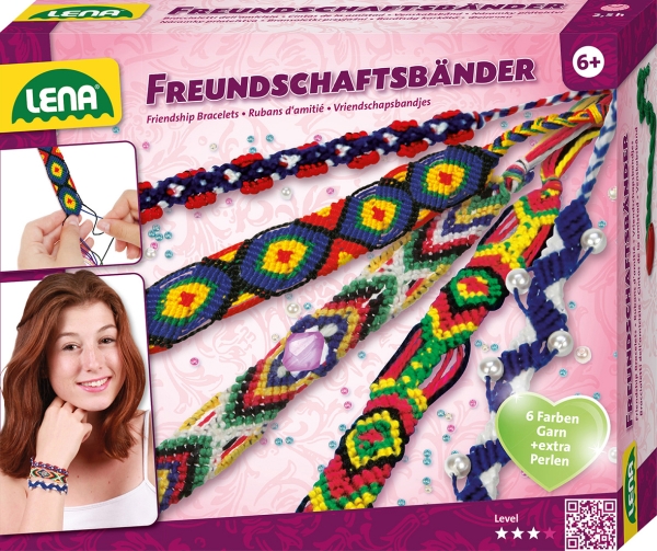 LENA Freundschaftsbänder Bastelset, Nr: 42686