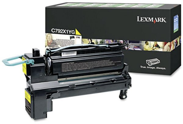 LEXMARK Besonders hohe Ergiebigkeit Gelb Tonerpatrone LCCP, LRP