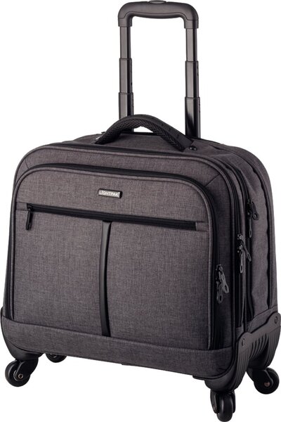 LIGHTPAK Business Notebook-Trolley "PHOENIX", grau Polyester
