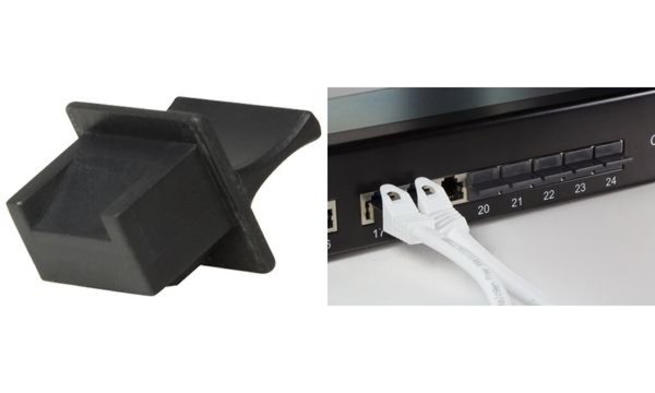 LOGILINK MP0060 Schutzkappe und Staubschutz für RJ45-Buchsen 100 St., schwarz