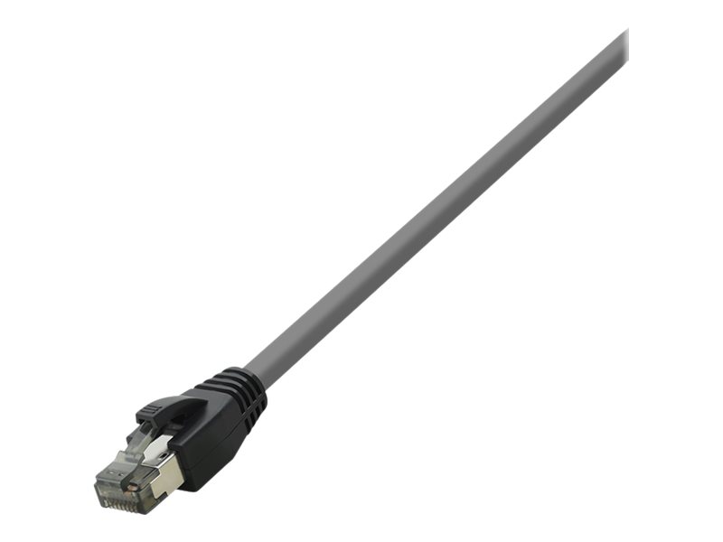 LOGILINK RJ45 Netzwerk Anschlusskabel CAT 8.1 S/FTP 10.0 m Hell-Grau Halogenfrei