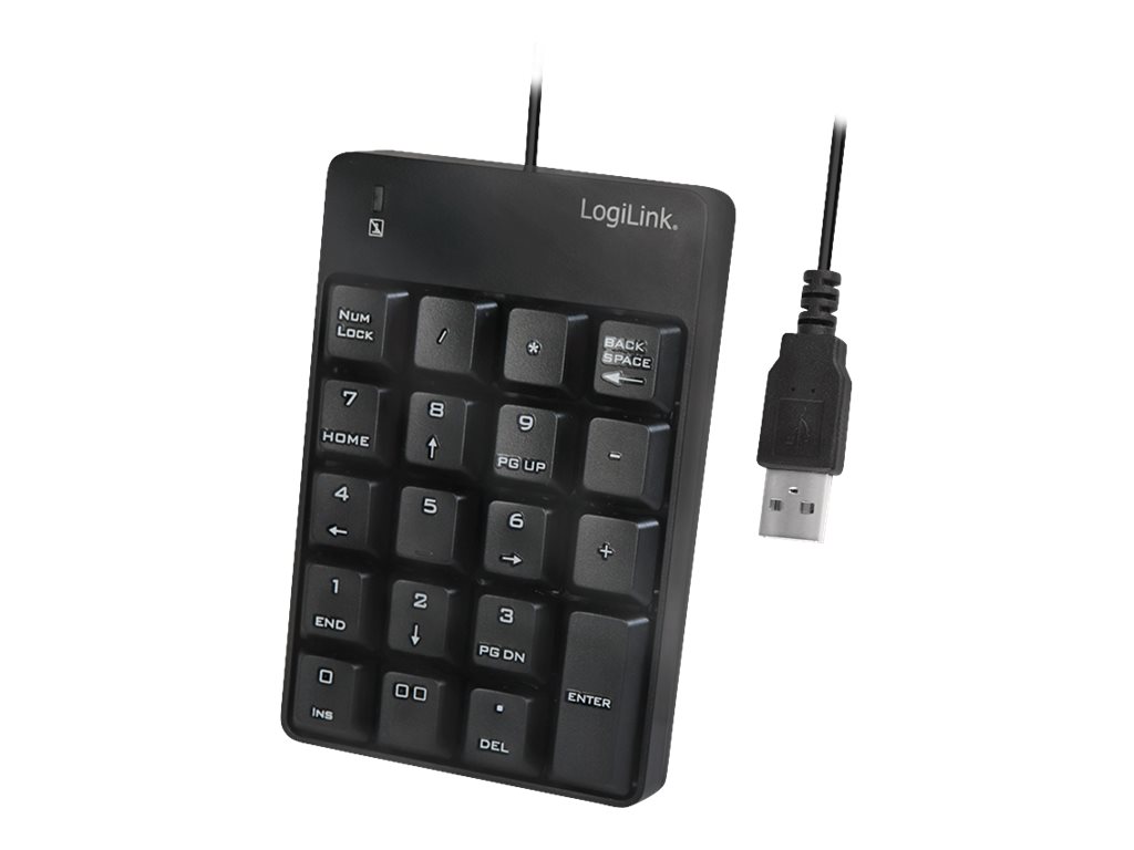 LOGILINK USB-Nummernblock ID0184 Schwarz