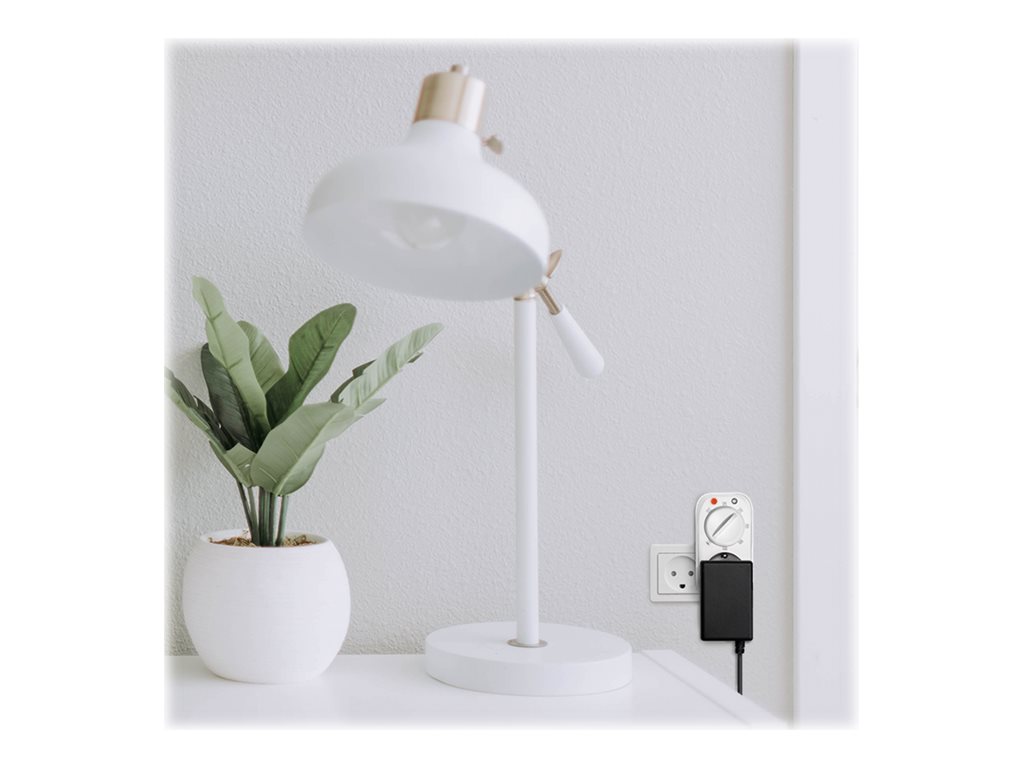 LOGILINK Zeitschaltuhr, mechanisch mit Dämmerungssensor,weiß