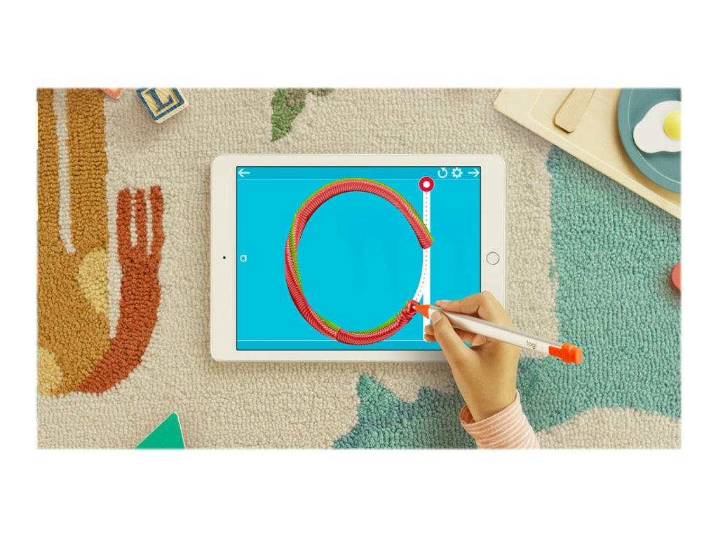 LOGITECH Crayon - Digitaler Stift - kabellos - Intense Sorbet - für Apple 10.5-