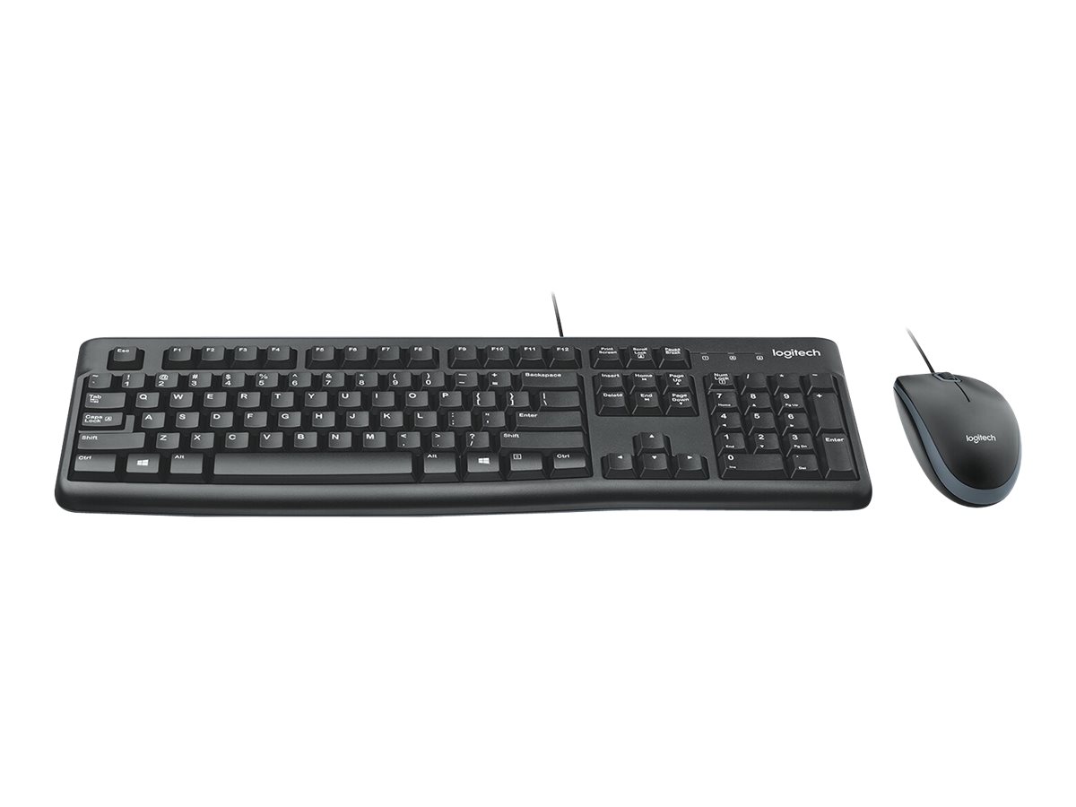 LOGITECH Keyboard MK120 + Mouse UK