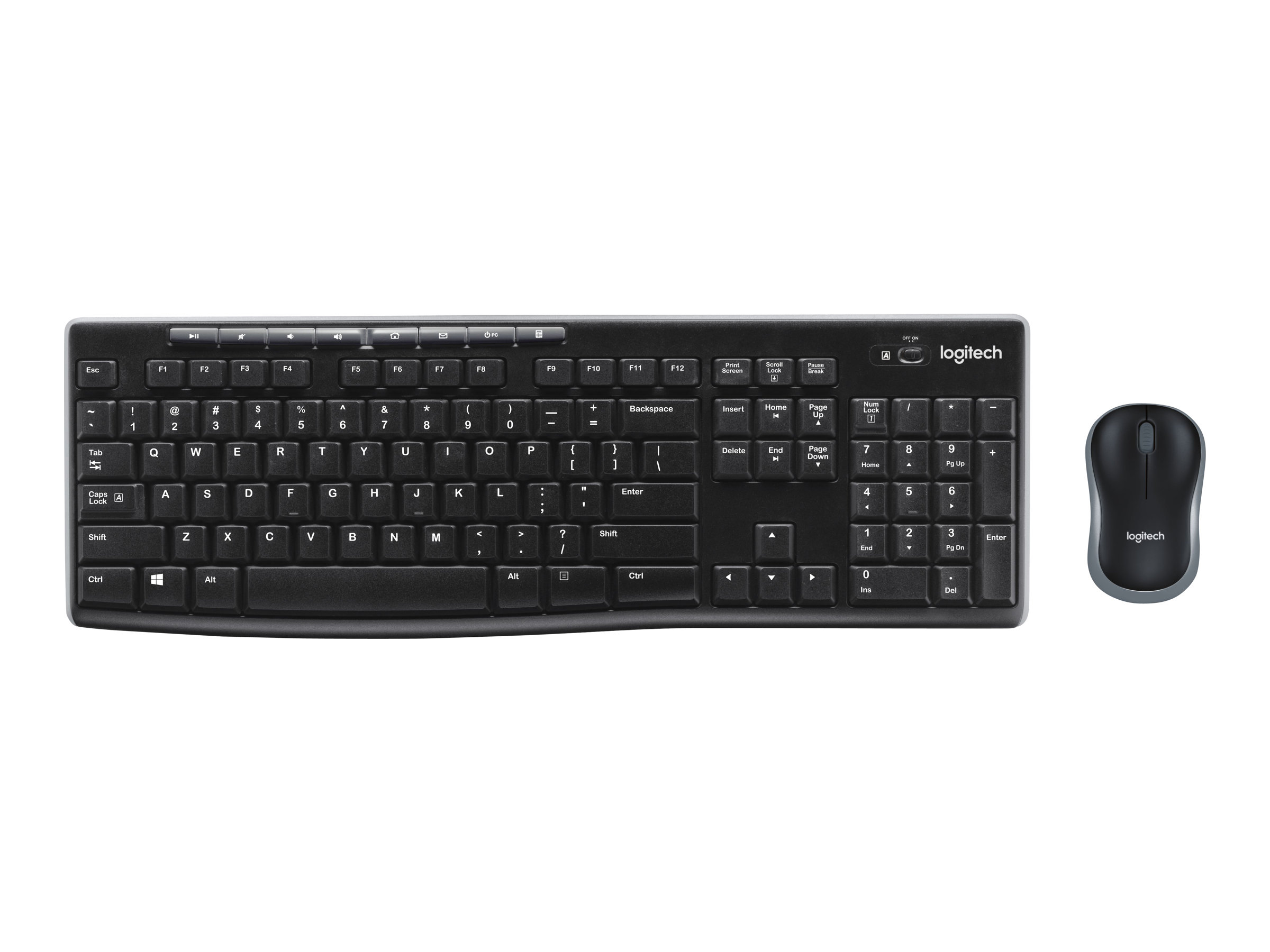 LOGITECH Wireless Desktop MK270 black (DE)