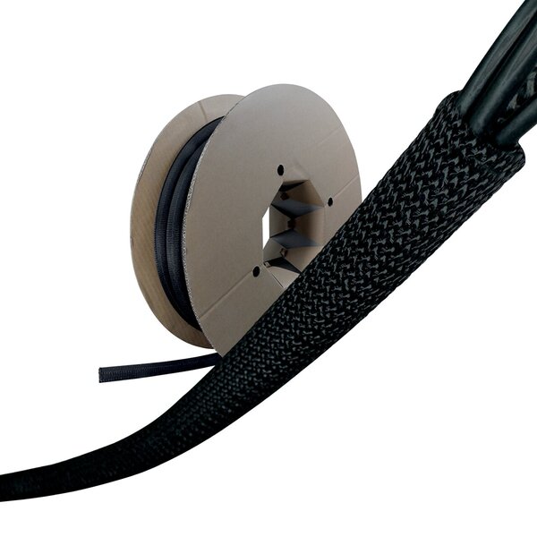 Selbstschließender Kabelschlauch Individuell zuschneidbar