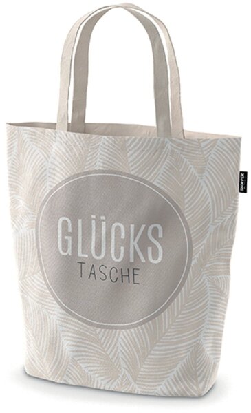 Shopper Baumwolle mit Motiv Feder 100 % Bio-Baumwolle