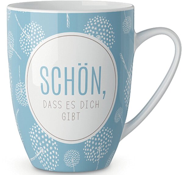 Porzellan Becher 250ml Motiv Pusteblume