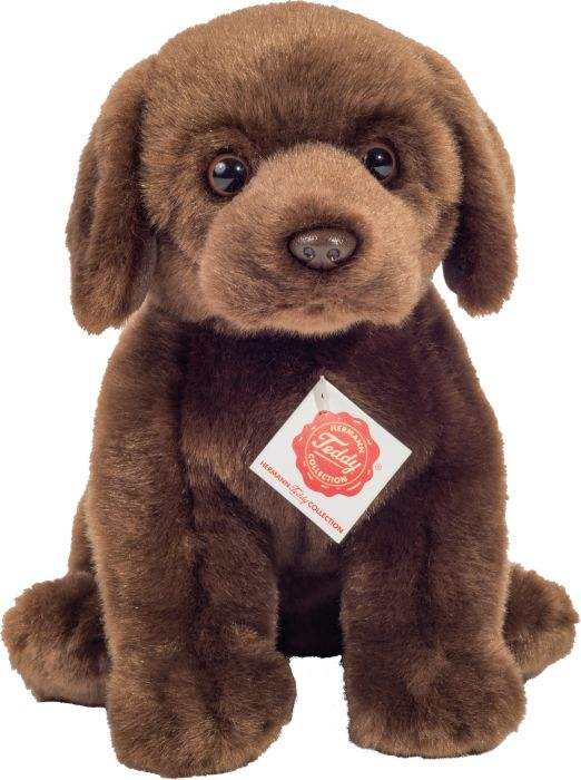 Labrador sitzend dunkelbraun, ca. 25cm, Nr: 919582