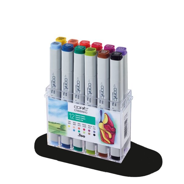 Layoutm. Copic Set Sommerfarben 12 Stück