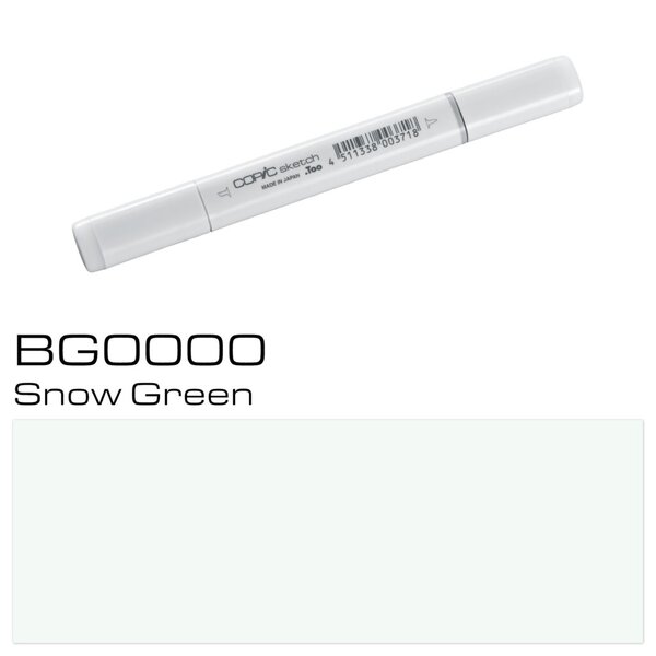 Layoutmarker Copic Sketch Typ BG - 0000 Snow Green
