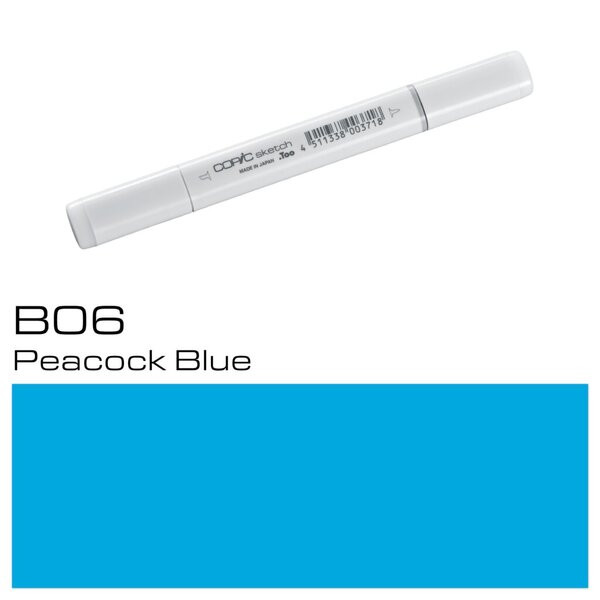 Layoutmarker Copic Sketch Typ B - 0 Peacock Blue