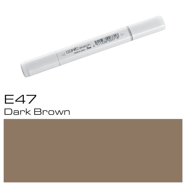 Layoutmarker Copic Sketch Typ E - 4 Dark Brown