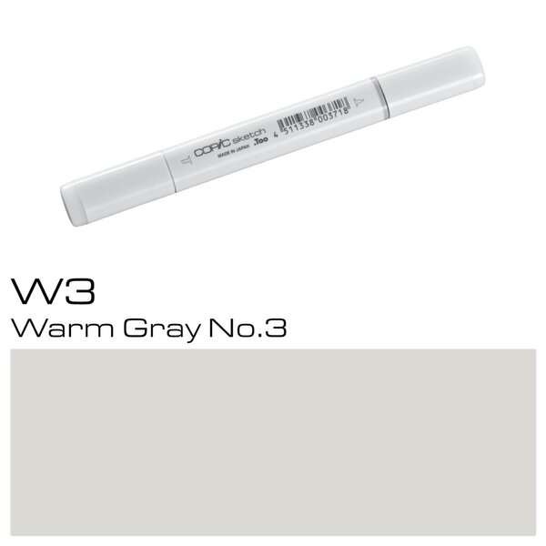 Layoutmarker Copic Sketch Typ W - 3 Warm Grey
