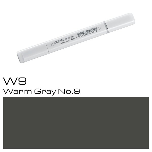 Layoutmarker Copic Sketch Typ W - 9 Warm Grey