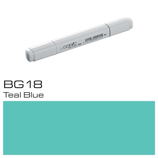 Layoutmarker Copic Typ BG - 18 Teal Blue