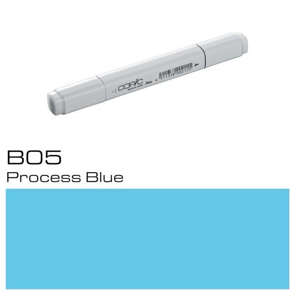 Layoutmarker Copic Typ B - 05 Prozess Blue