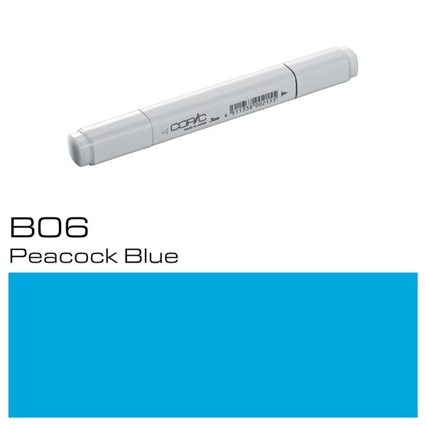 Layoutmarker Copic Typ B - 06 Peacock Blue