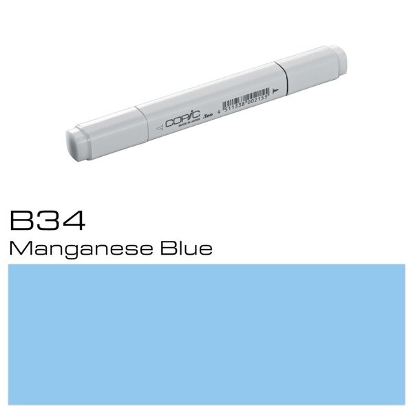 Layoutmarker Copic Typ B - 34 Manganese Blue
