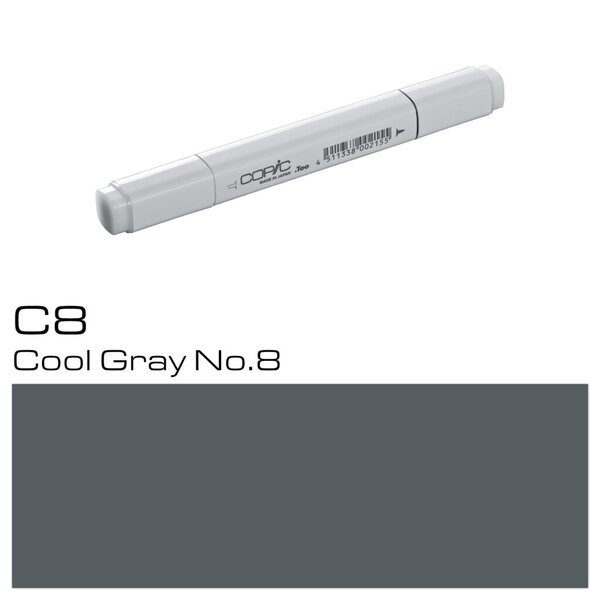 Layoutmarker Copic Typ C - 8 Cool Grey