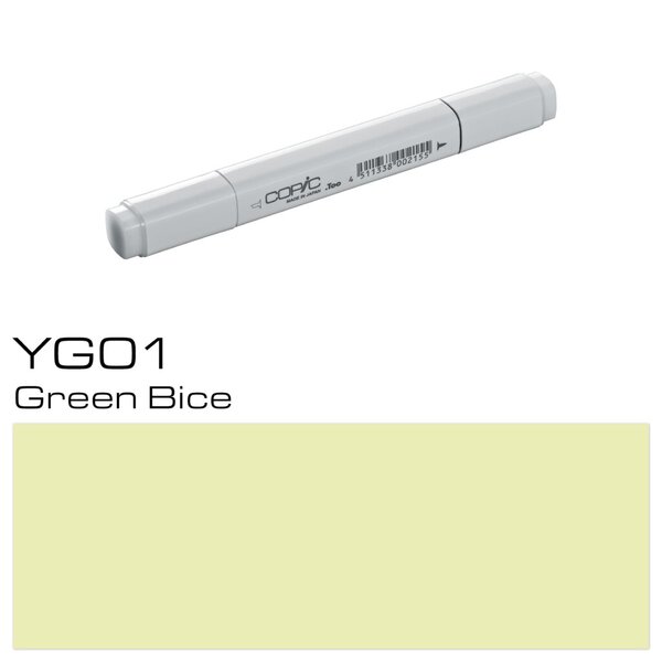 Layoutmarker Copic Typ YG - 01 Green Bice