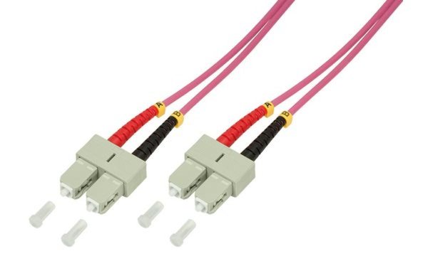 LogiLink Glasfaser Patchkabel OM4 50/125µ SC-SC 2.0m