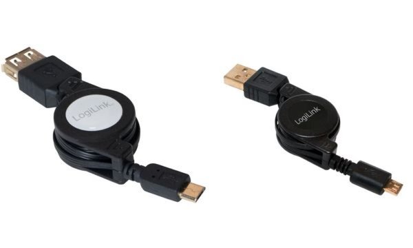 LogiLink Micro USB OTG Anschlusskab el, Stecker - Kupplung (11115070)