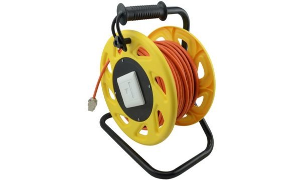 LogiLink Netzwerk Kabeltrommel, Kat . 6A, S/FTP, 500 MHz, 60m (11115751