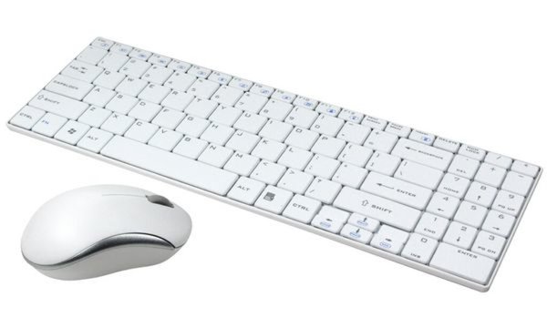 LogiLink Tastatur Maus Kombination Funk Slim mit Autolink Funktion