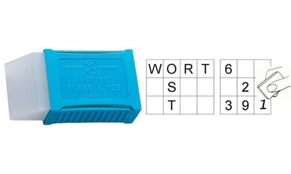 Läufer Kunststoff-Radierer PLAST L- 125 (5050001)