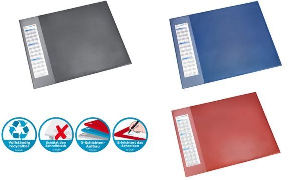 Läufer Schreibunterlage DURELLA D1, 520 x 650 mm, rot (5050318)