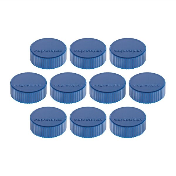 MAGNETOPLAN Discofix Rundmagnet "magnum", dunkelblau mit Vollkern-Ferrit Aussta