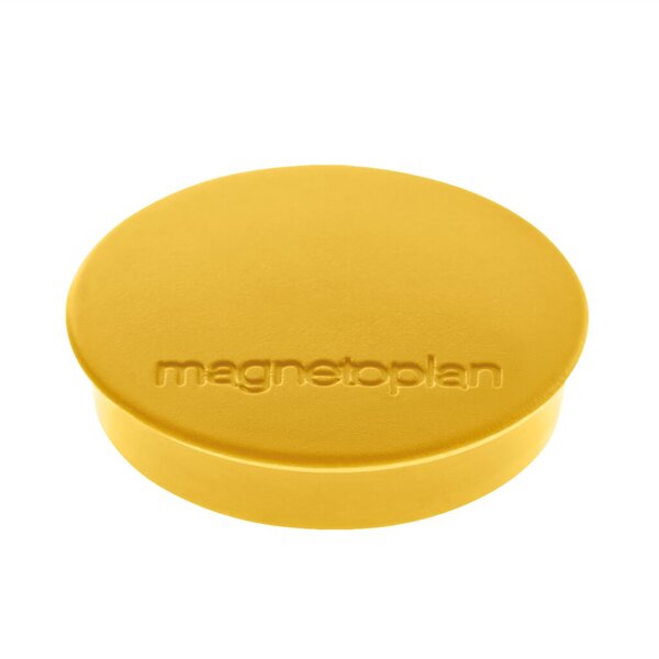 MAGNETOPLAN Discofix Rundmagnet "standard", gelb mit Vollkern-Ferrit Ausstattun