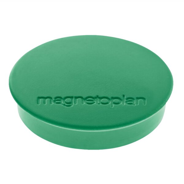 MAGNETOPLAN Discofix Rundmagnet "standard", grün mit Vollkern-Ferrit Ausstattun