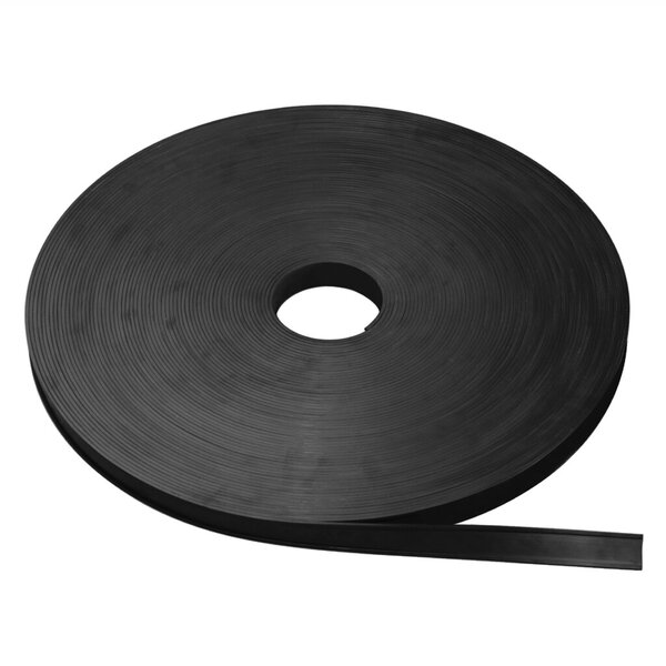 MAGNETOPLAN Magnetisches C-Profil, 50 m x 40 mm x 1 mm auf Rolle, schwarz, ökon