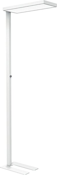 LED-Standleuchte Jura, weiß Diffusor für geringen Schattenwurf,