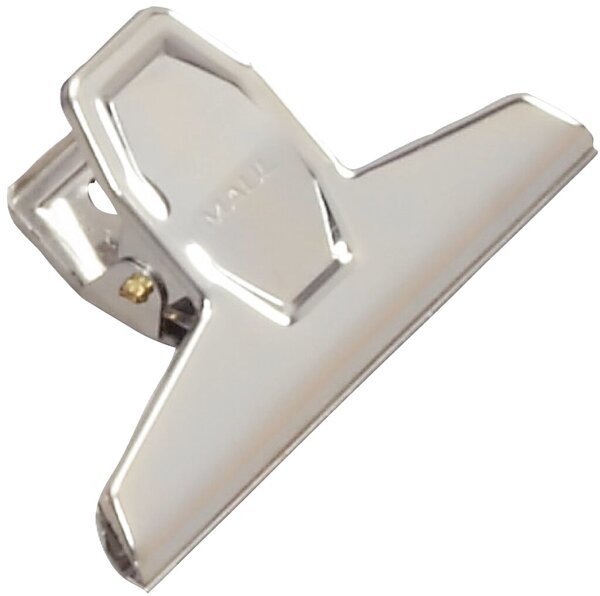 MAUL Briefklemmer aus Metall, vernickelt, Breite: 95 m Klemmweite: 25 mm (21009