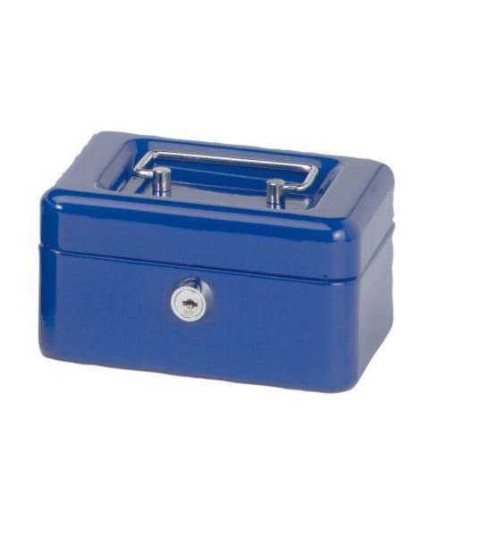 MAUL Geldkassette, blau, Maße: (B)152 x (T)125 x (H)81 mm (56101-37)