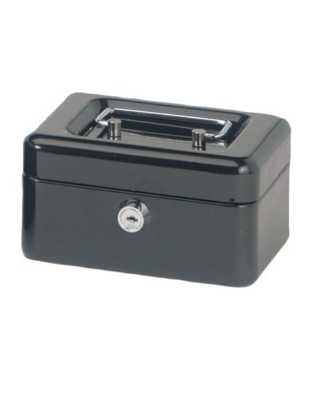 MAUL Geldkassette, schwarz, Maße: (B)152 x (T)125 x (H)81 mm (56101-90)