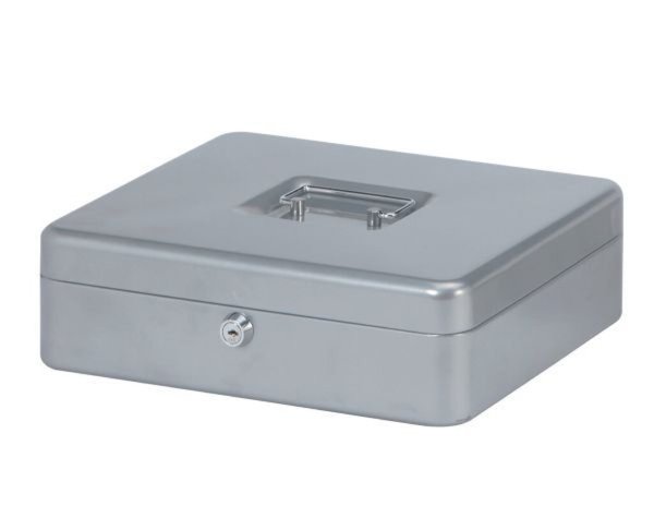 MAUL Geldkassette, silber, Maße: (B)300 x (T)245 x (H)90 mm (56114-95)