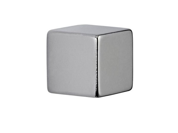 MAUL Neodym-Würfelmagnet, 15 x 15 x 15 mm, nickel Haftkraft: 14 kg - 1 Stück (6